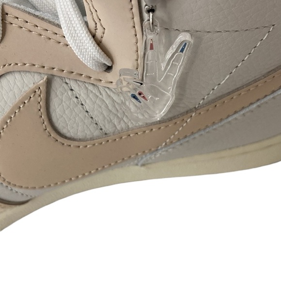 Nike Be True Terminator white and pink , one charm included, size 13 - Picture 2 of 9